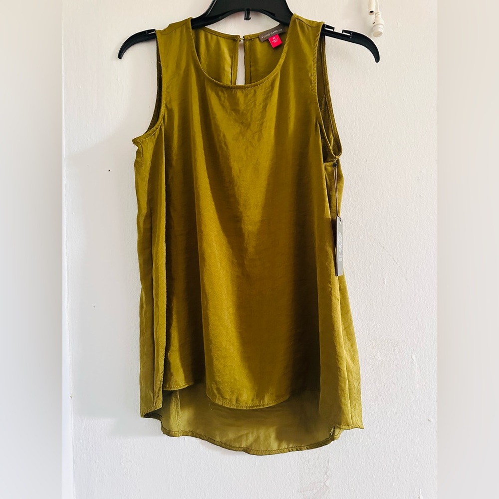 Vince Camuto Mustard Sleeveless Tank Top